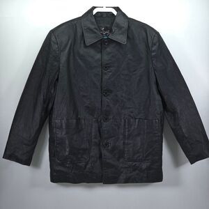 Caribou Creek Leather Coat Men's Large Corpcore Designer Professional Classic‎